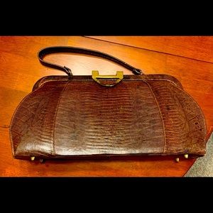 Vaasar  lizard purse made for Kirven’s Historic Women’s store